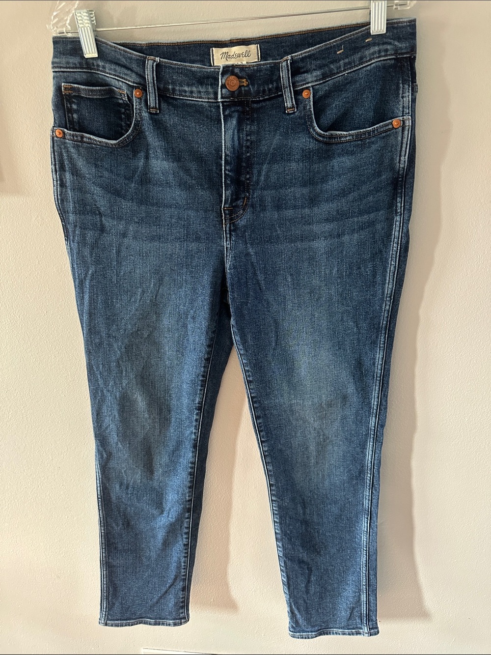 Madewell Mid-Rise Stovepipe Crop Jeans Medium Wash Size 31